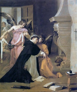 promenade heiligen offiziums Ölbilder verkaufen - die Versuchung des Heiligen Thomas von Aquin Diego Velázquez